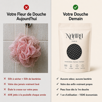 Serviette Exfoliante Japonaise - NAARA