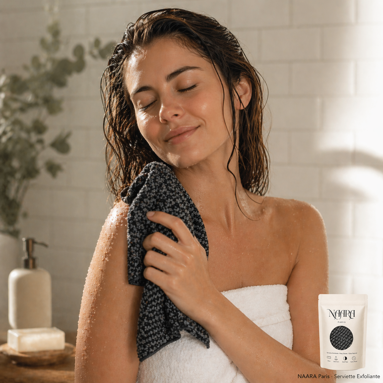 Serviette Exfoliante Japonaise - NAARA