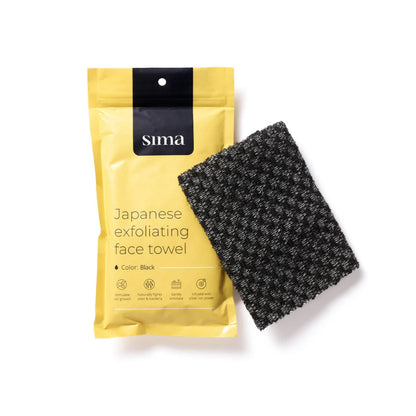 Serviette exfoliante visage